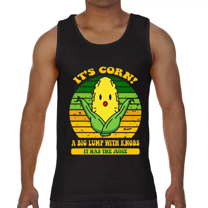 it's cornfunny trendy design It’s Corn It Has The Juice tee Comfort Colors® Tank Top