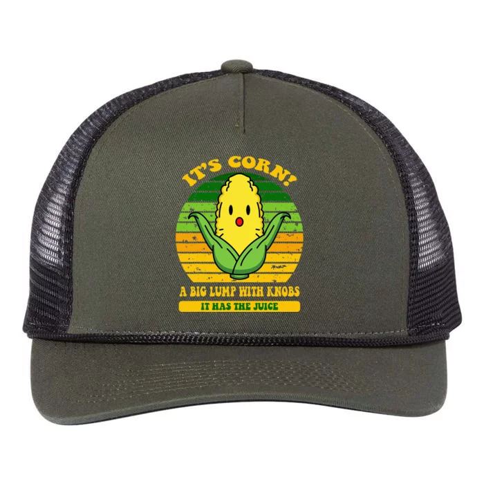 it's cornfunny trendy design It’s Corn It Has The Juice tee Retro Rope Trucker Hat Cap