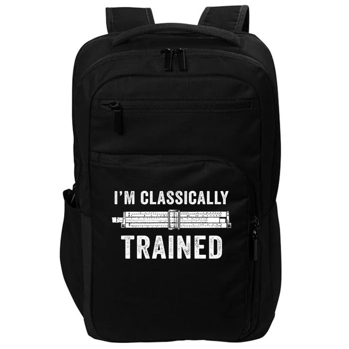 IM Classically Trained Slide Rule Mechanical Analog Gift Impact Tech Backpack