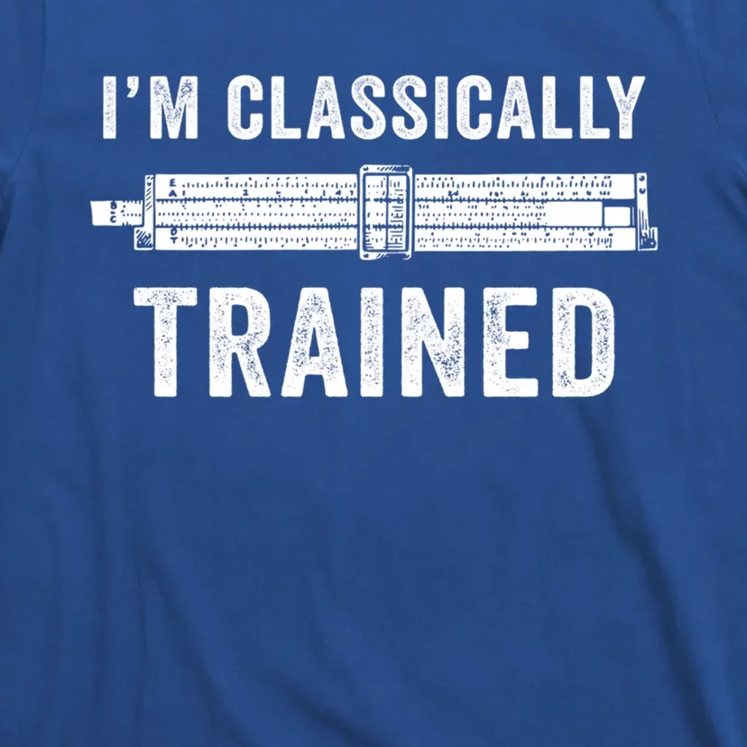 IM Classically Trained Slide Rule Mechanical Analog Gift T-Shirt