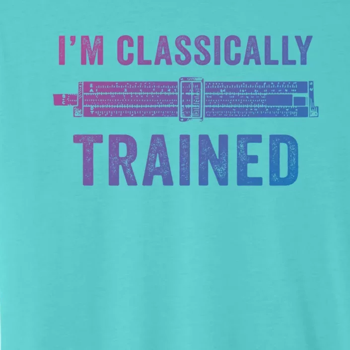 IM Classically Trained Slide Rule Mechanical Analog Gift ChromaSoft Performance T-Shirt