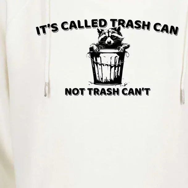 Its Called Trash Can Not Trash Cannot Racoon Womens Funnel Neck Pullover Hood