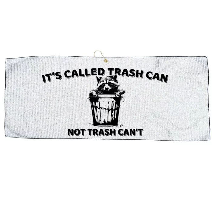 Its Called Trash Can Not Trash Cannot Racoon Large Microfiber Waffle Golf Towel