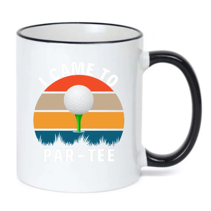 I Came To ParTee, Golf Lover Golf Player Golfing Funny Golf Black Color Changing Mug