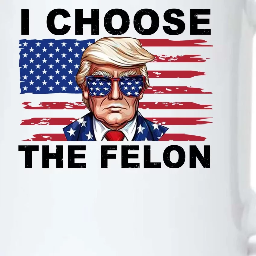 I Choose The Felon Funny Trump 2024 Republican Patriot Black Color Changing Mug