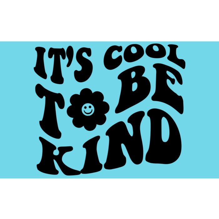 It's Cool To Be Kind Retro Quote Bumper Sticker