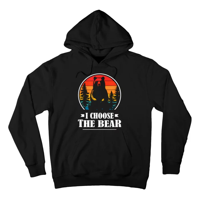 I Choose The Bear Angry Radical Feminist Gift Hoodie