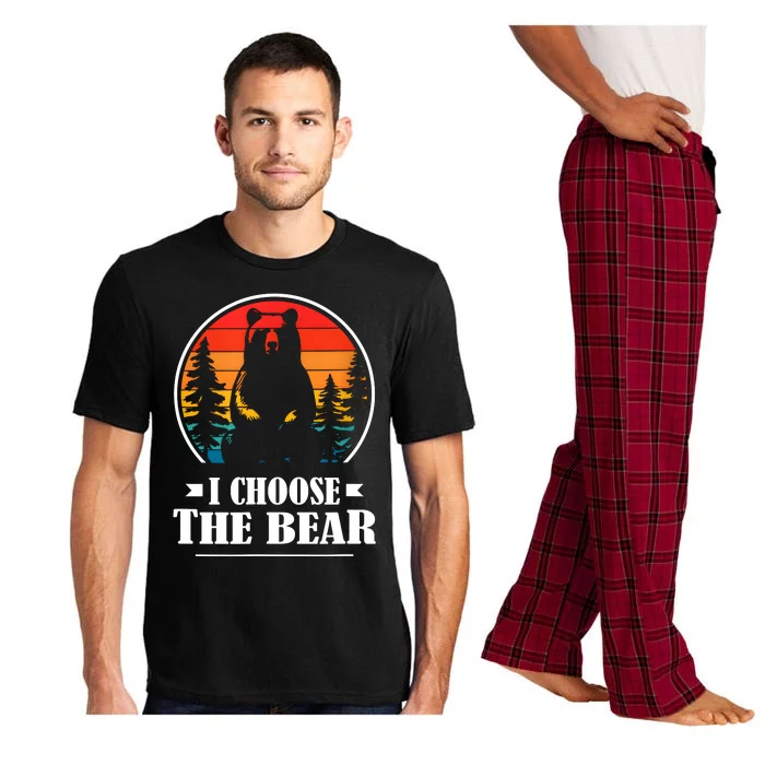 I Choose The Bear Angry Radical Feminist Gift Pajama Set