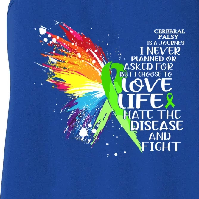 I Choose To Love Life And Fight Gift Women's Racerback Tank