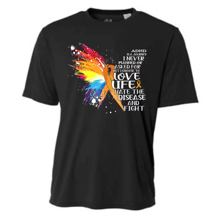 I Choose To Love Life And Fight Gift Cooling Performance Crew T-Shirt