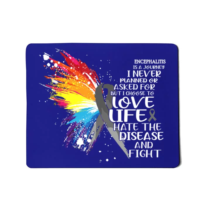 I Choose To Love Life And Fight Cool Gift Mousepad