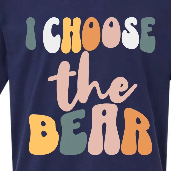 I Choose The Bear Sueded Cloud Jersey T-Shirt