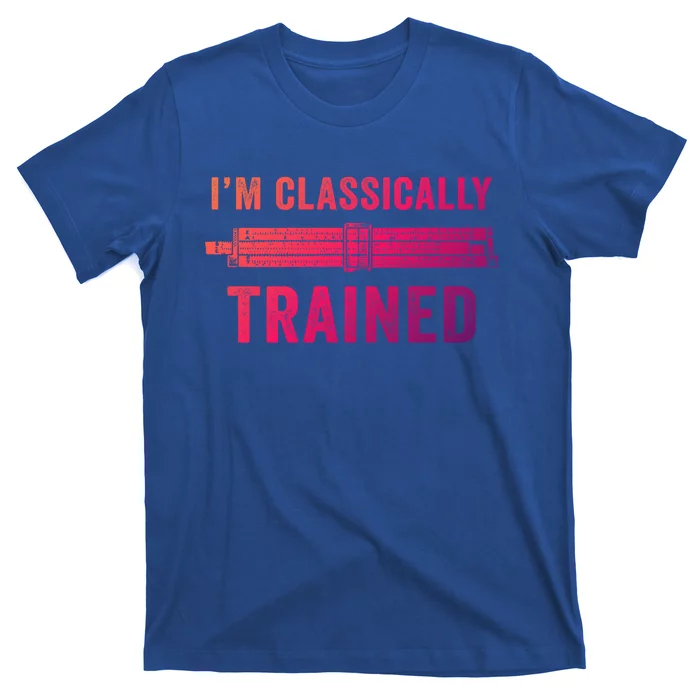 IM Classically Trained Slide Rule Mechanical Analog Gift T-Shirt