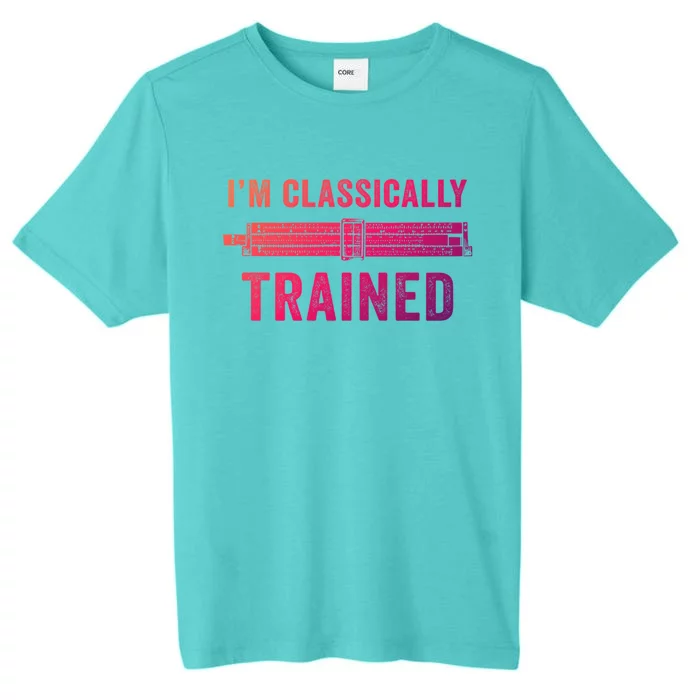 IM Classically Trained Slide Rule Mechanical Analog Gift ChromaSoft Performance T-Shirt