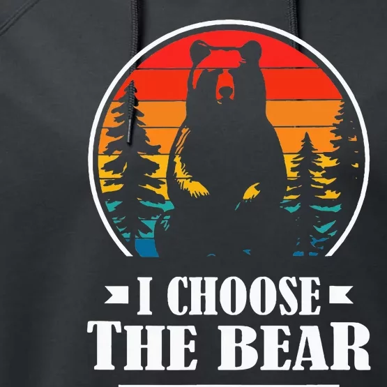 I Choose The Bear Performance Fleece Hoodie