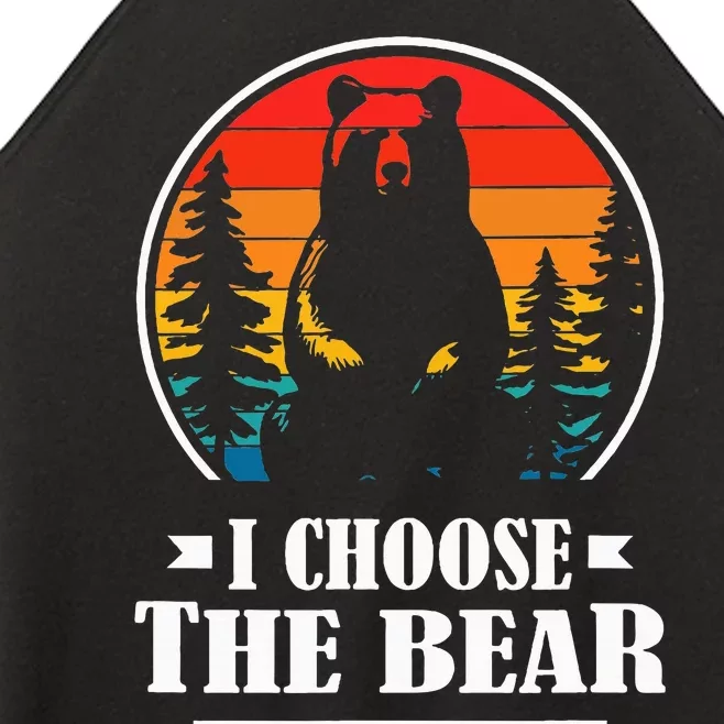 I Choose The Bear Women’s Perfect Tri Rocker Tank