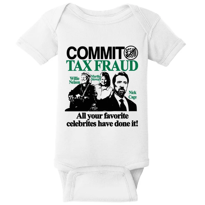 Itisbarelylegl Commit Tax Fraud Martha Stewart Nick Cage All Your Baby Bodysuit