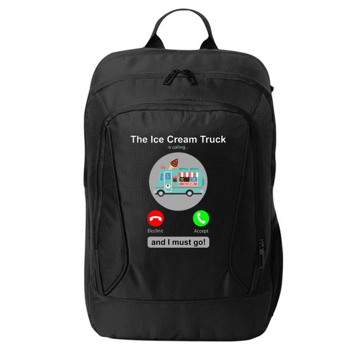 Ice Cream Truck Funny Ice Cream Truck Lover Gift City Backpack