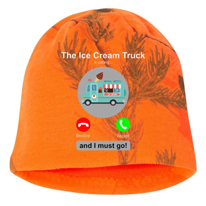 Ice Cream Truck Funny Ice Cream Truck Lover Gift Kati - Camo Knit Beanie