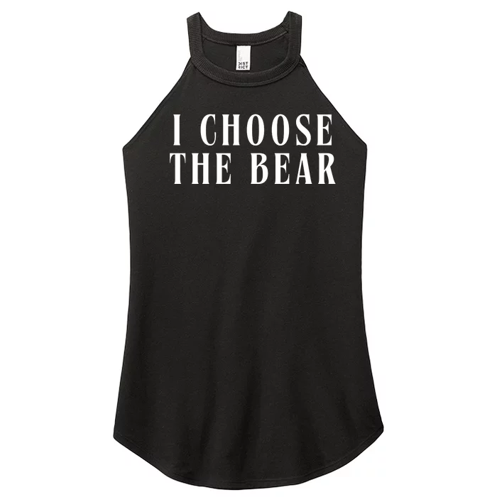 I Choose The Bear Women’s Perfect Tri Rocker Tank