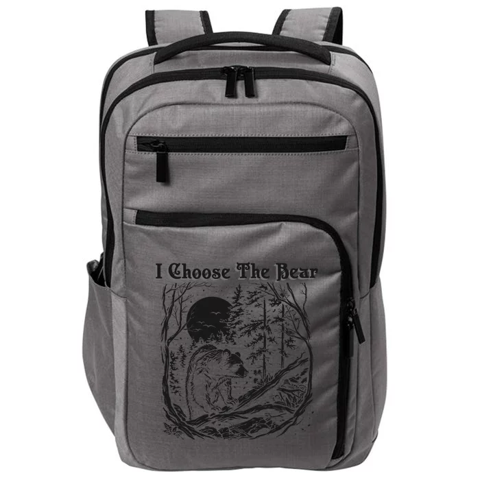 I Choose The Bear Female Empowerment Impact Tech Backpack