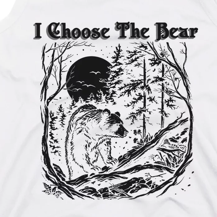 I Choose The Bear Female Empowerment Tank Top