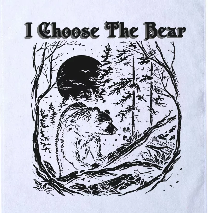 I Choose The Bear Female Empowerment Platinum Collection Golf Towel