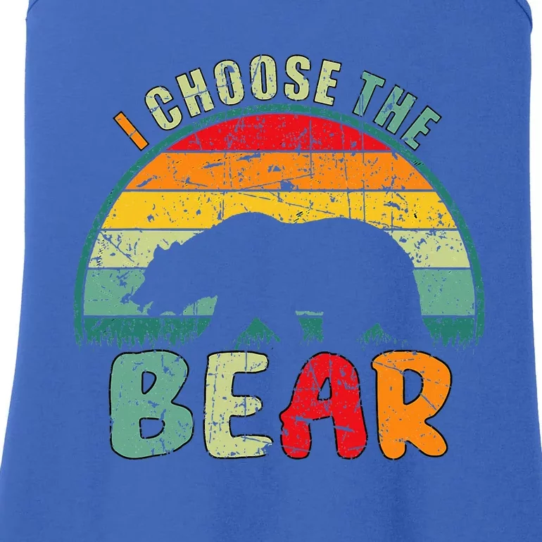 I Choose The Bear Ladies Essential Tank