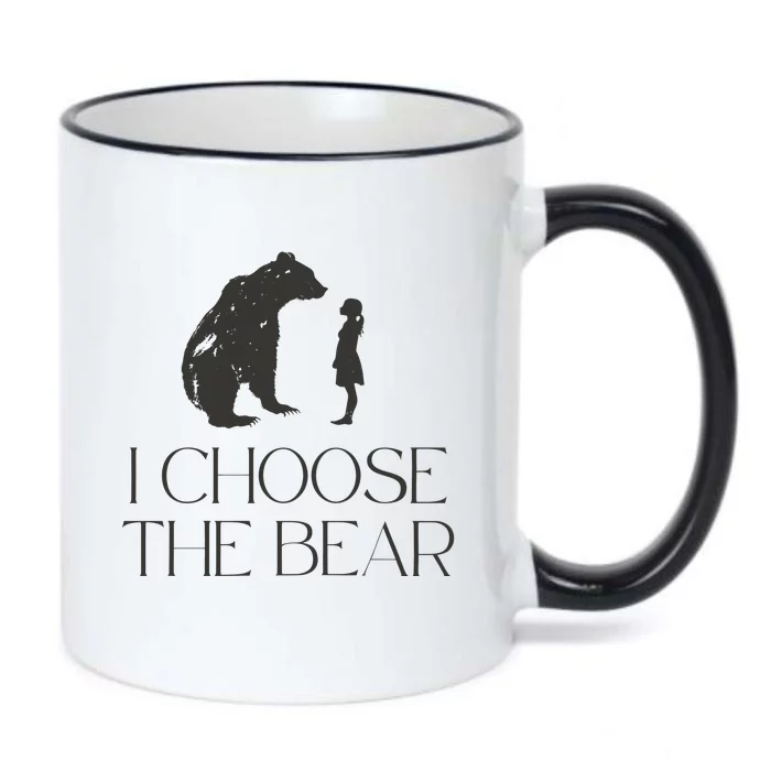 I Choose The Bear Women Empowerment Black Color Changing Mug