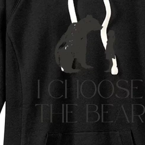 I Choose The Bear Women Empowerment Women's Fleece Hoodie