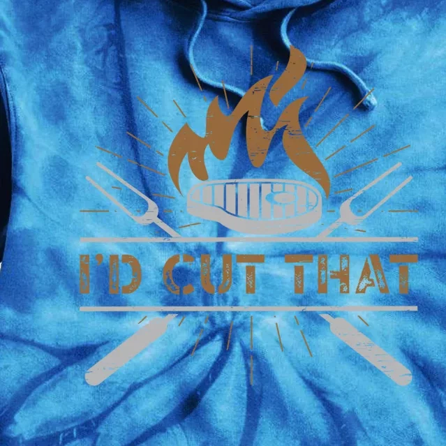 Id Cut That Barbecue Grill Griller Grillfather Cute Gift Tie Dye Hoodie