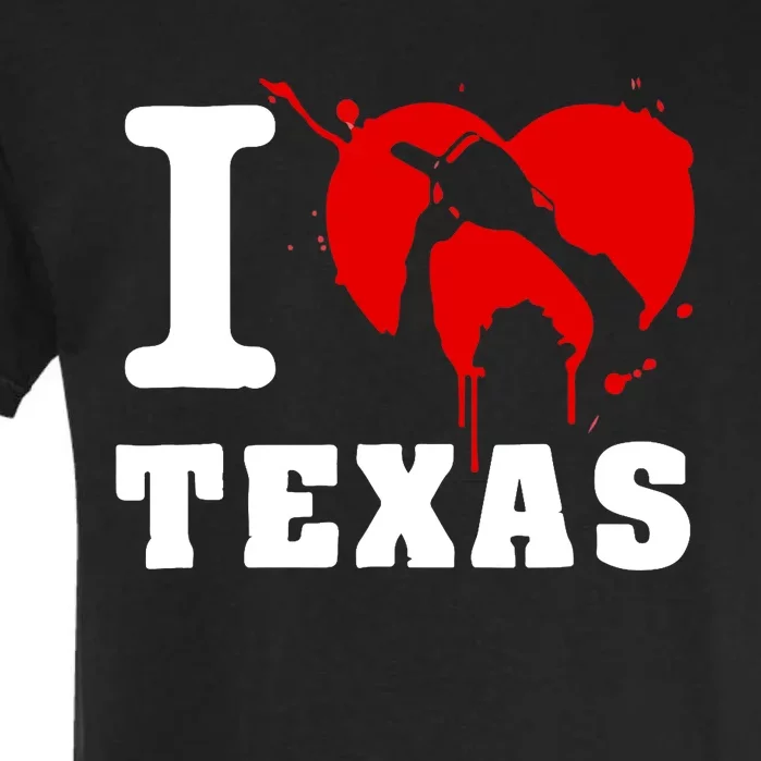 I Chainsaw Texas Funny Chainsaw Heart Garment-Dyed Heavyweight T-Shirt