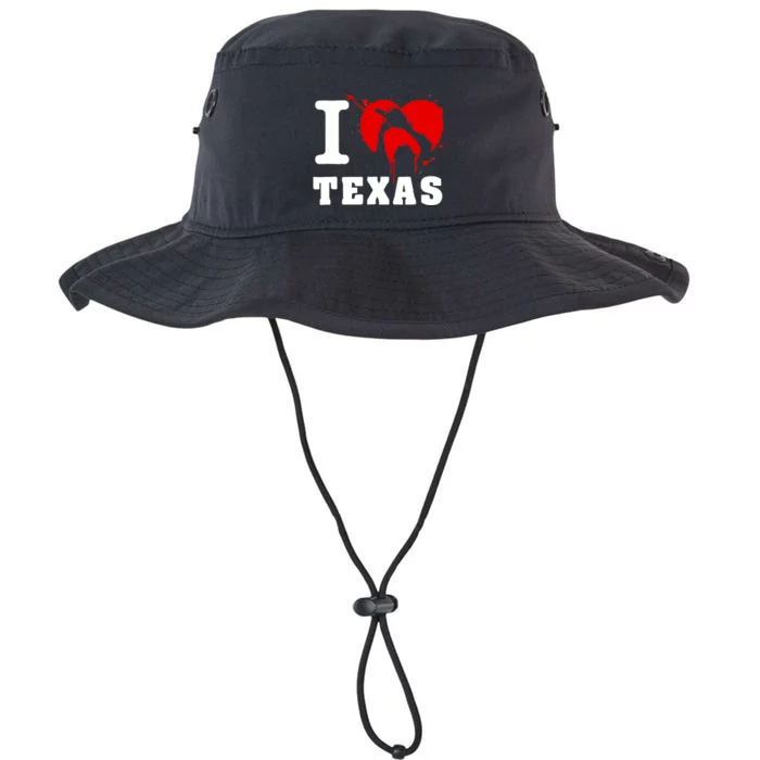 I Chainsaw Texas Funny Chainsaw Heart Legacy Cool Fit Booney Bucket Hat