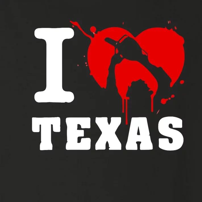 I Chainsaw Texas Funny Chainsaw Heart Toddler Long Sleeve Shirt