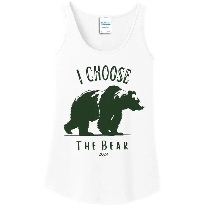 I Choose The Bear Man Or Bear Ladies Essential Tank