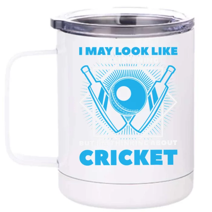 Indian Cricket Team Cricketer Fan Bats Of India Gift Front & Back 12oz Stainless Steel Tumbler Cup