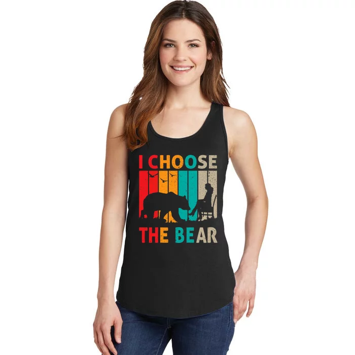 I Choose The Bear Ladies Essential Tank