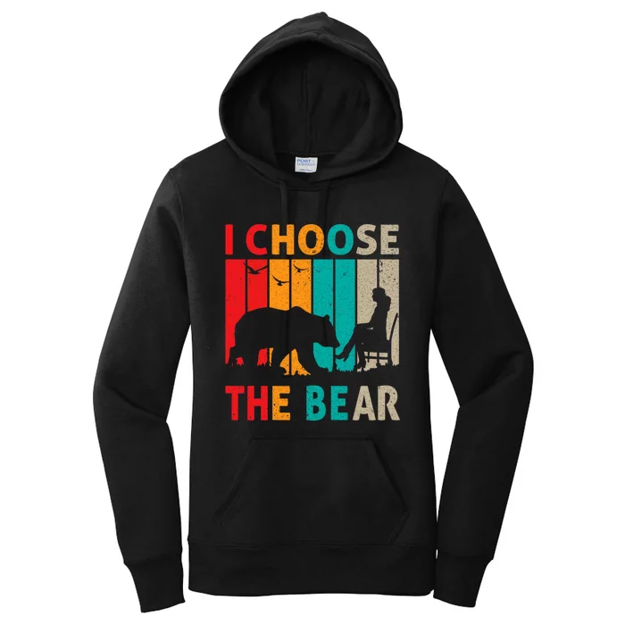 I Choose The Bear Women's Pullover Hoodie