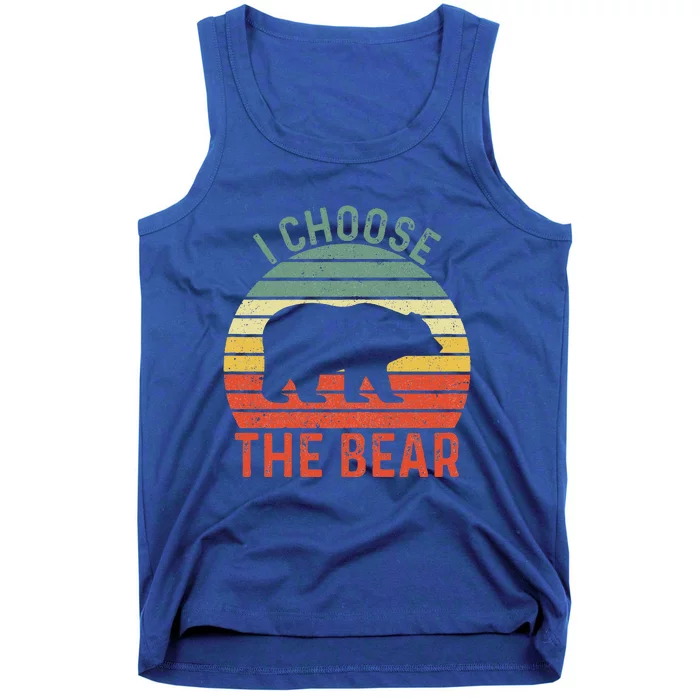 I Choose The Bear Tank Top