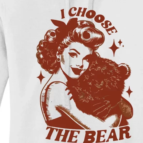 I Choose The Bear Team Bear Women's Pullover Hoodie