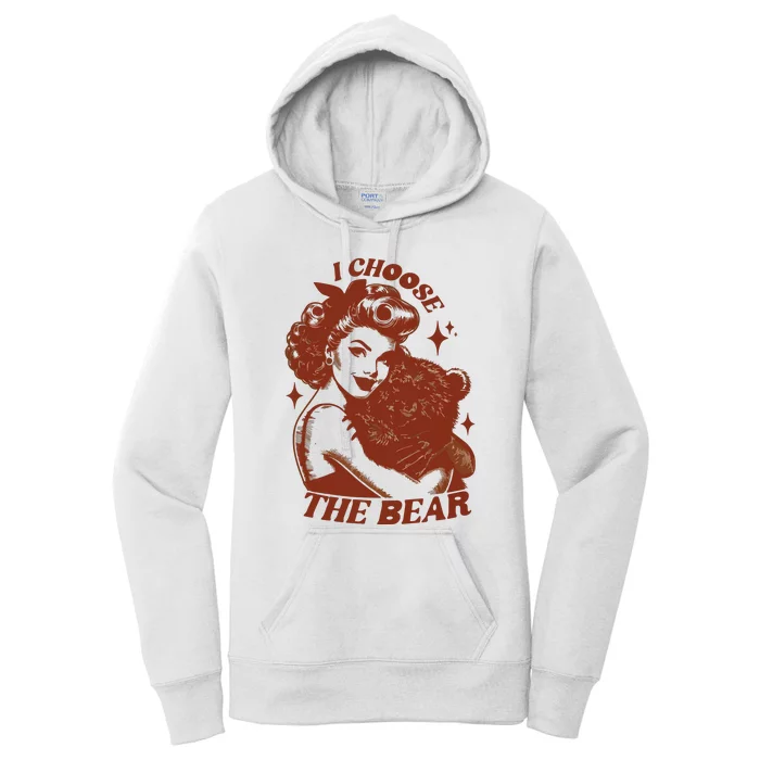 I Choose The Bear Team Bear Women's Pullover Hoodie