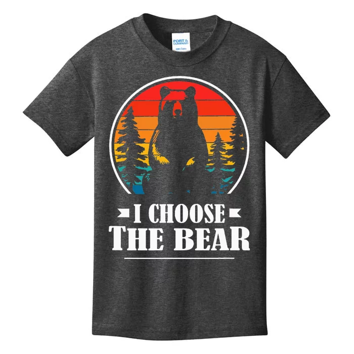 I Choose The Bear Kids T-Shirt