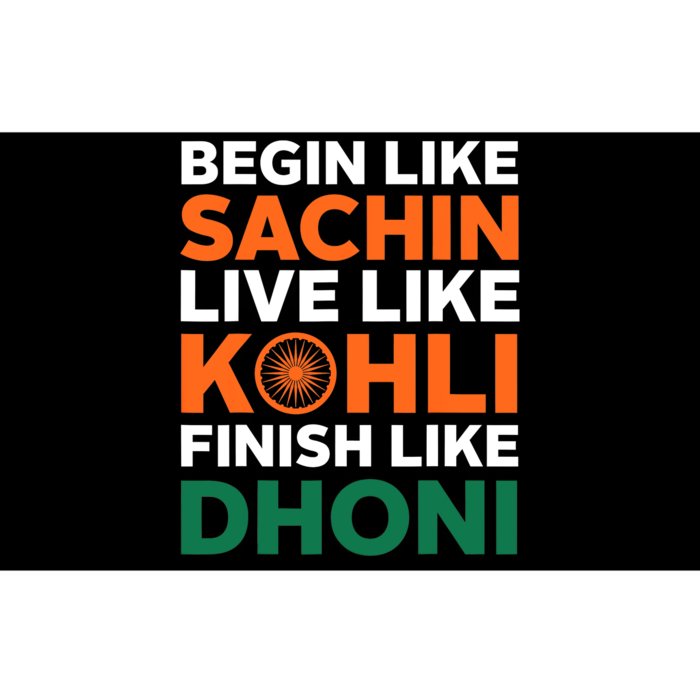 Indian Cricket Team Supporter Indian Cricket Jersey Bumper Sticker