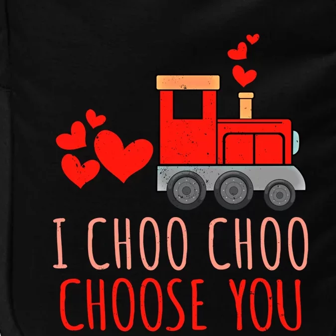 I Choo Train Lover Choo Choose You Valentine Gift Impact Tech Backpack