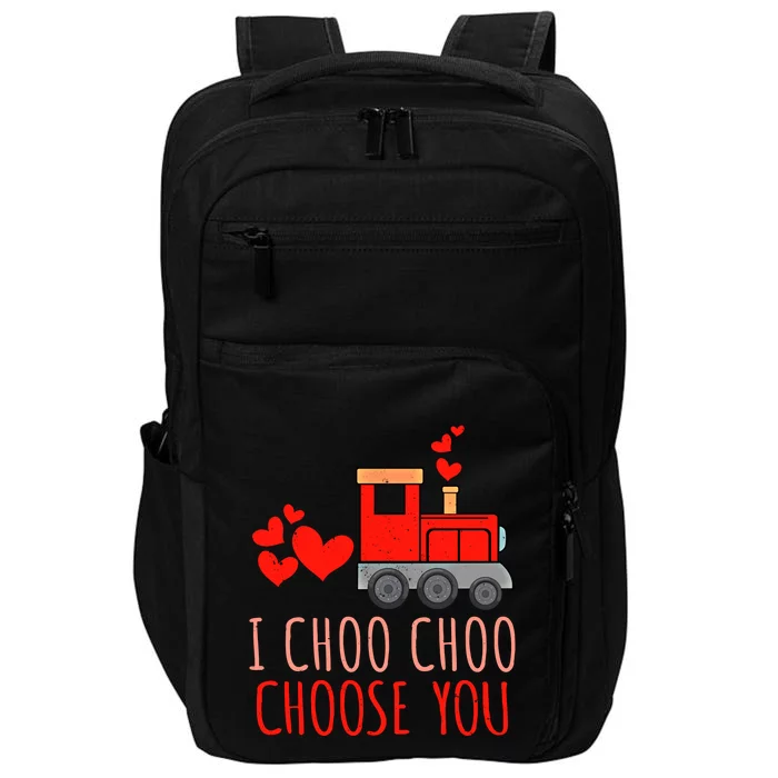 I Choo Train Lover Choo Choose You Valentine Gift Impact Tech Backpack