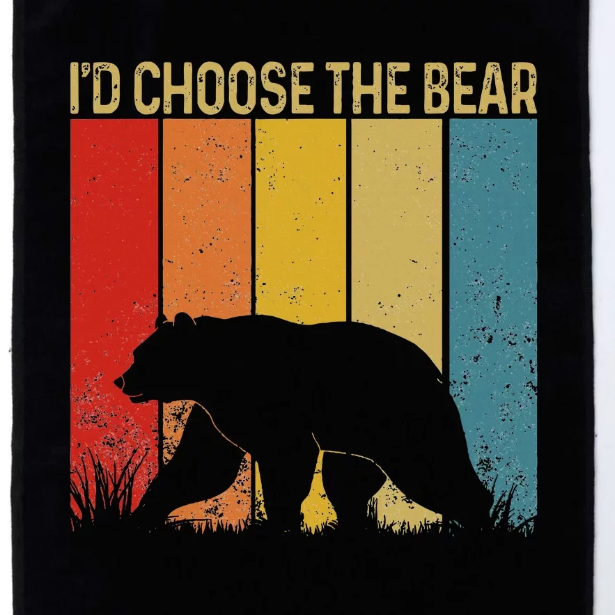 Id Choose The Bear Platinum Collection Golf Towel