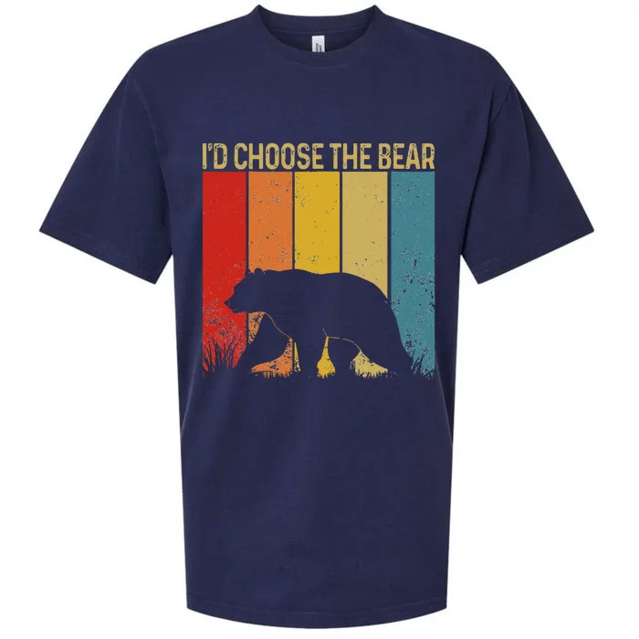 Id Choose The Bear Sueded Cloud Jersey T-Shirt