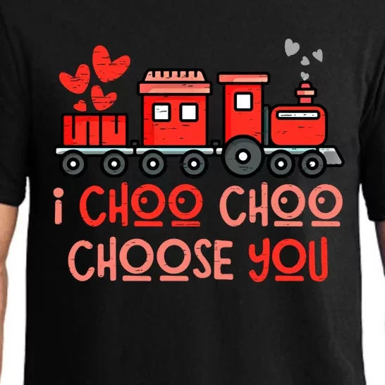 I Choo Train Lover Choo Choose You Valentine Gift Pajama Set