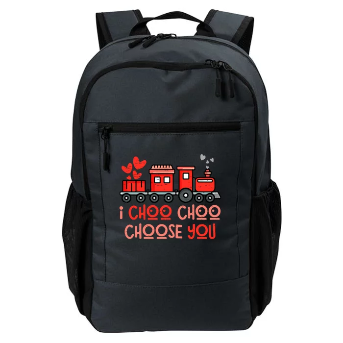 I Choo Train Lover Choo Choose You Valentine Gift Daily Commute Backpack