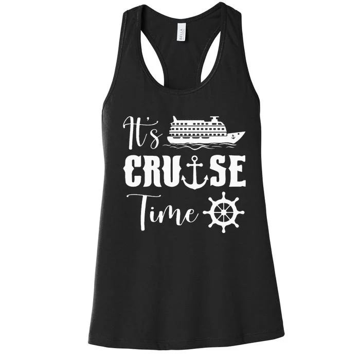 ItS Cruise Time Funny Cruise Lover Women's Racerback Tank